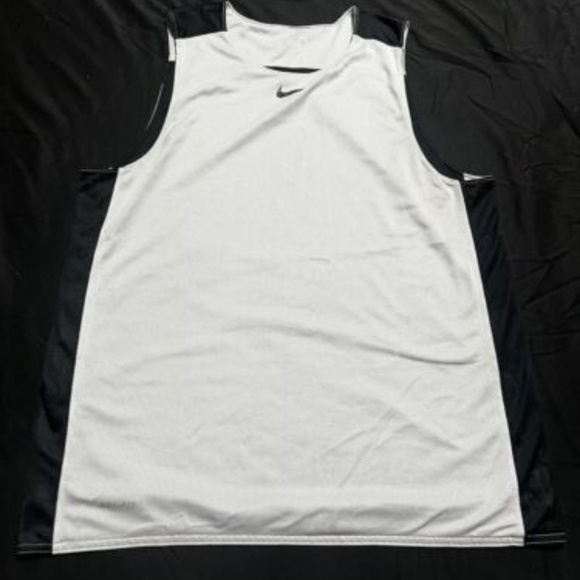 Nike Mens Basketball Reversible Jersey Large Black/white Y2K - Picture 3 of 5